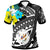 Niue Polo Shirt Polynesian Pattern Black Color Unisex Black - Polynesian Pride