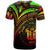 Niue T Shirt Reggae Color Cross Style - Polynesian Pride