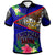 American Samoa Polo Shirt Custom American Samoa Eagle Flag Style With Polynesian Patterns Polo Shirt LT10 Blue - Polynesian Pride