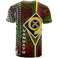 Vanuatu T Shirt Custom Vanuatu Independence Anniversary Flag Style Polynesian Patterns T Shirt LT10 - Polynesian Pride