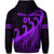 Custom New Zealand Rugby Maori Zip Hoodie Silver Fern Koru Vibes Purple LT8 - Polynesian Pride