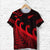 New Zealand Rugby Maori T Shirt Silver Fern Koru Vibes Red LT8 - Polynesian Pride