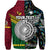 Custom Vanuatu New Zealand Zip Hoodie Together Paua Shell, Custom Text and Number LT8 - Polynesian Pride