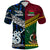 Vanuatu New Zealand Polo Shirt Together Blue LT8 - Polynesian Pride