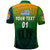 Custom Fiji Ovalau Rugby Polo Shirt Light Green Style, Custom Text and Number LT8 - Polynesian Pride