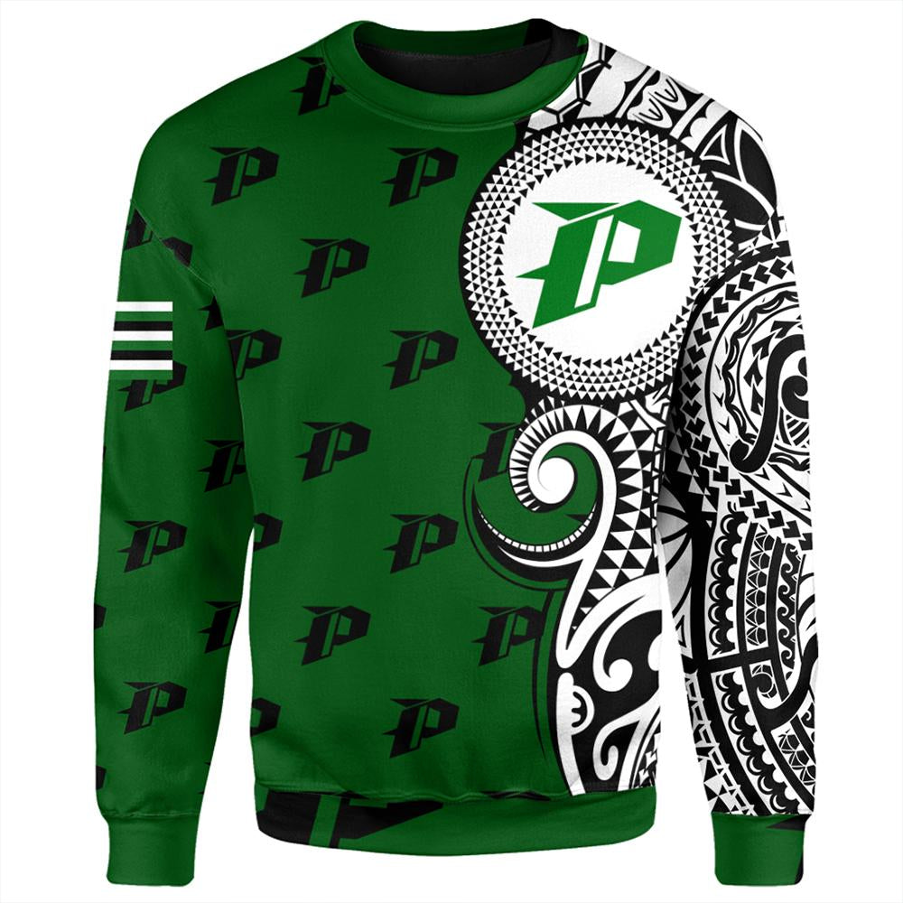 (Personalized) Hawaii - Pahoa High Tribal Kakau Sweatshirt - AH - Polynesian Pride