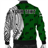 (Personalized) Hawaii Bomber Jacket - Pahoa High Tribal Kakau Bomber Jacket AH - Polynesian Pride