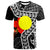 Palau T Shirt Hibiscus Ft Polynesian Pattern Unisex Black - Polynesian Pride