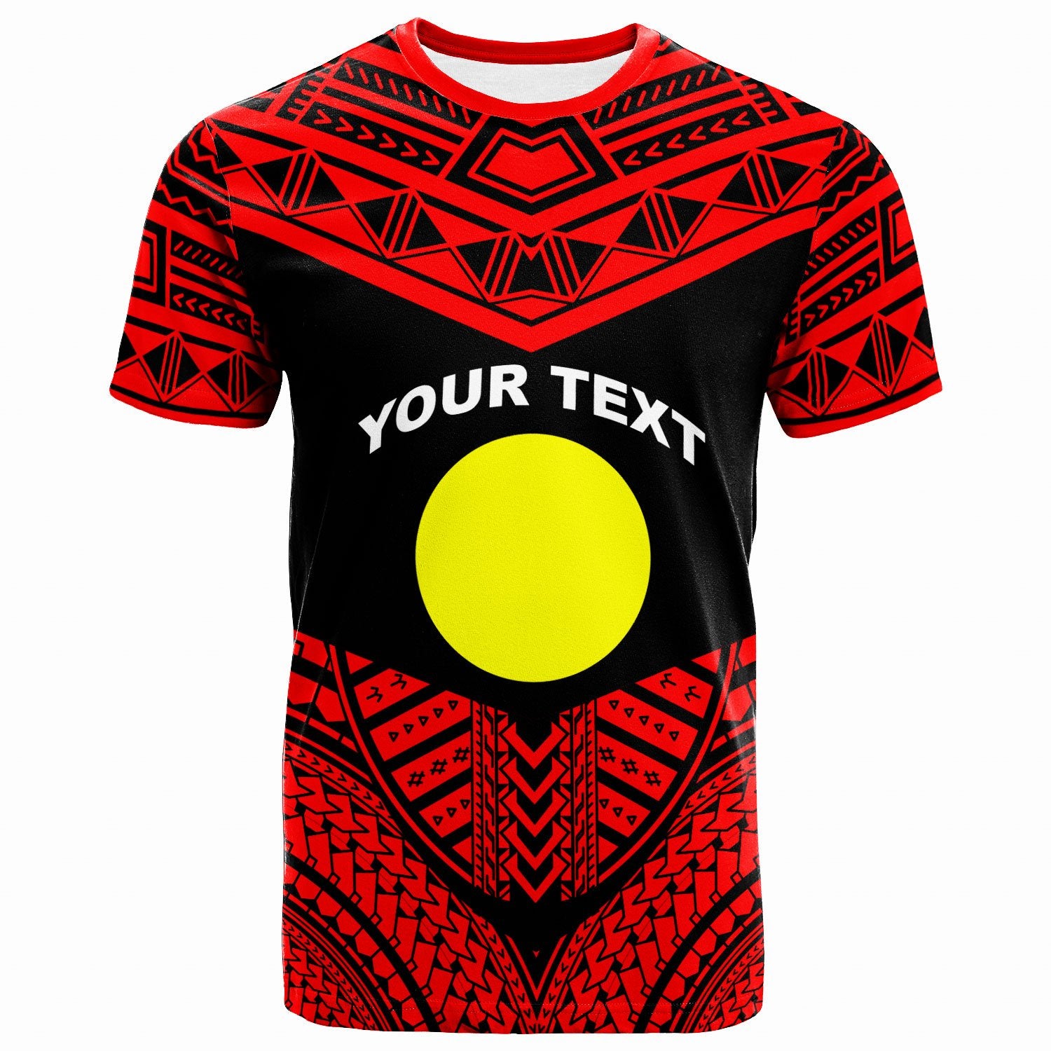 Palau Custom T Shirt Tribal Pattern Cool Style Red Color Unisex Red - Polynesian Pride