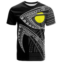 Palau T Shirt Fish Hook Unisex Black - Polynesian Pride