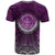 Palau T Shirt Circle Pattern Purple - Polynesian Pride