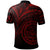 Palau Polo Shirt Red Color Cross Style - Polynesian Pride