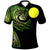 Palau Polo Shirt Leader Wolf Is You Gradient Color Unisex Green - Polynesian Pride