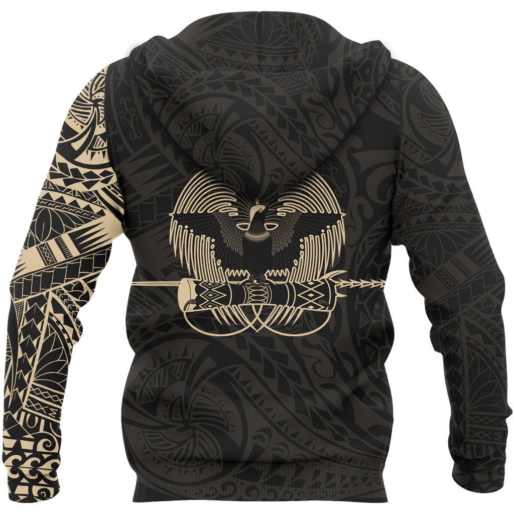 Papua New Guinea Hoodie Papua New Guinea Flag Tattoo Style New - Polynesian Pride