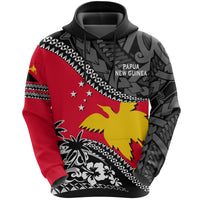 Papua New Guinea Hoodie Fall In The Wave K7 Unisex Red - Polynesian Pride