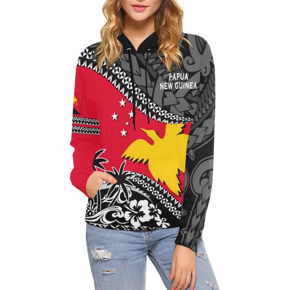 Papua New Guinea Hoodie Fall In The Wave K7 - Polynesian Pride