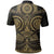 Polynesian Tattoo Polo Shirt Gold - Polynesian Pride