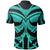 Samoan Tattoo Polo Shirt Turquoise - Polynesian Pride