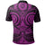 Polynesian Tattoo Polo Shirt Purple - Polynesian Pride