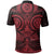 Polynesian Tattoo Polo Shirt Red - Polynesian Pride