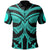 Samoan Tattoo Polo Shirt Turquoise Turquoise - Polynesian Pride