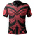 Samoan Tattoo Polo Shirt Red Red - Polynesian Pride