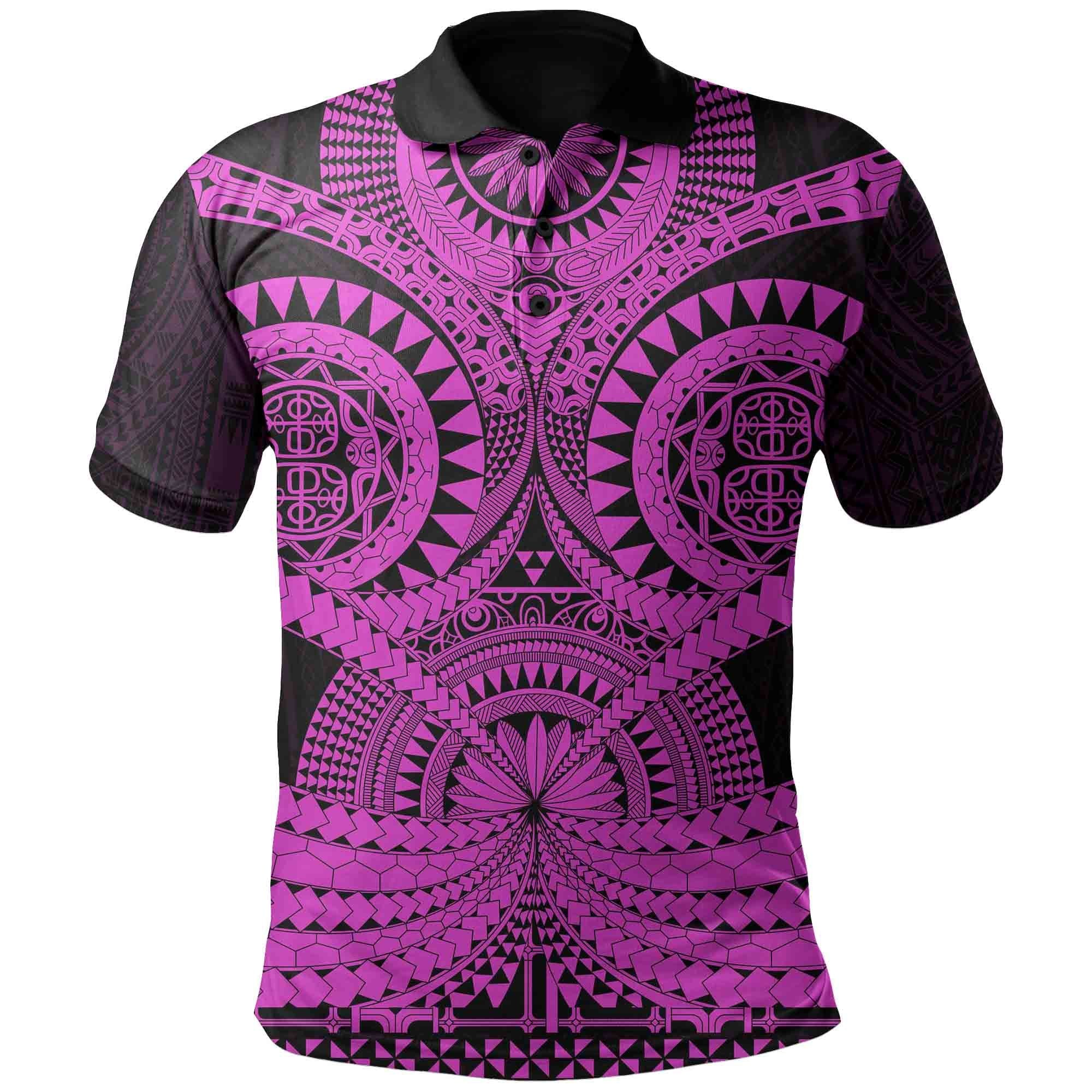 Polynesian Tattoo Polo Shirt Purple 2 Purple - Polynesian Pride