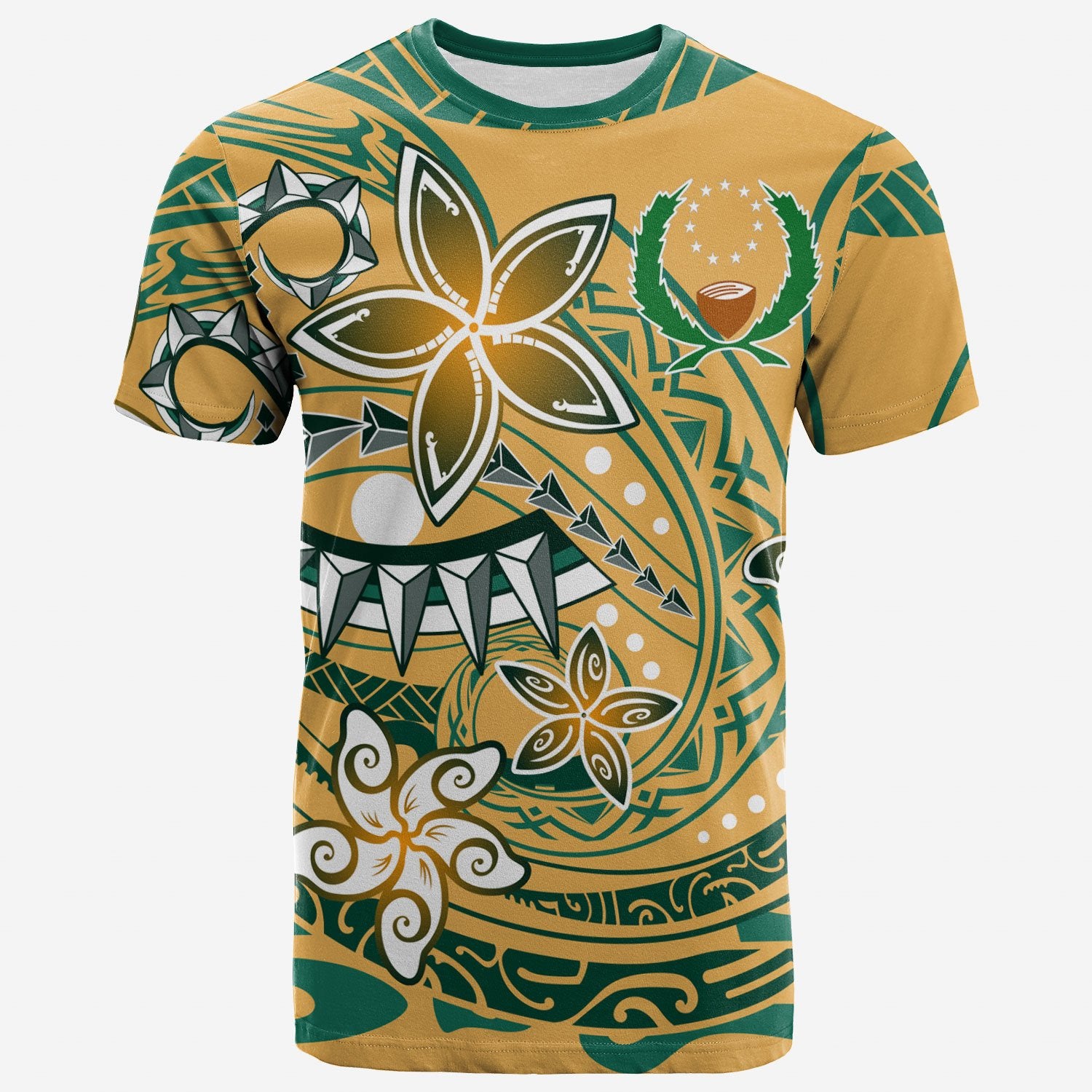 Pohnpei T Shirt Spring Style Unisex Yellow - Polynesian Pride