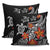 Hawaiian Map Turtle Swim Plumeria Polynesian Pillow Covers - Polynesian Pride