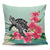 hawaiiPillow Cover - Hawaii Turtles With Plumeria Classic Pillow Cover - Polynesian Pride