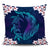 Hawaiian Shark Turtle Plumeria Pillow Covers - Black - Zelda Style - AH - Polynesian Pride