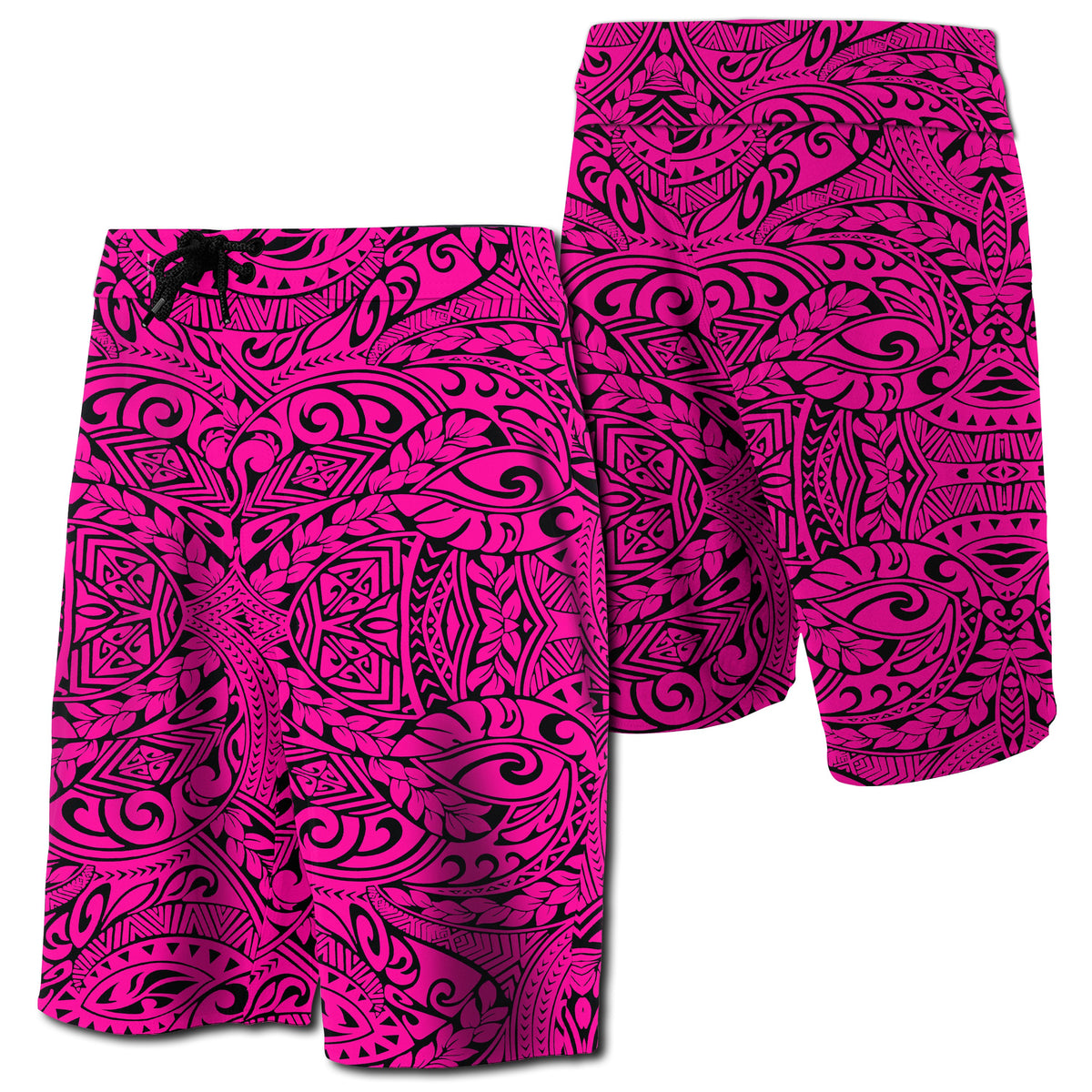 Hawaii Polynesian Culture Board Shorts Pink Men Pink - Polynesian Pride