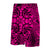 Hawaii Polynesian Tribal Turtle Board Shorts Pink - Polynesian Pride