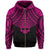 Polynesian Skull Hawaii Zip Hoodie Pink Circle Style - Polynesian Pride