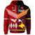 Custom Papua New Guinea Tonga Hoodie Polynesian Together Red, Custom Text and Number LT8 - Polynesian Pride