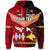 Custom Papua New Guinea Tonga Hoodie Polynesian Together Red LT8 - Polynesian Pride