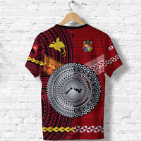 Papua New Guinea And Tonga T Shirt Polynesian Together Bright Red LT8 - Polynesian Pride