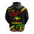 Custom Hawaii Hoodie Tribal Pattern Reggae LT12 - Polynesian Pride