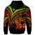 Papua New Guinea Hoodie Reggae Color Cross Style - Polynesian Pride