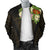 Papua New Guinea Men's Bomber Jacket - Polynesian Gold Patterns Collection - Polynesian Pride