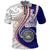 American Samoa Polo Shirt Amerika Samoa Flag Seal Kanaloa Tatau Gen AS Unisex White - Polynesian Pride