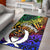 Pohnei Area Rug - Rainbow Polynesian Pattern Rainbow - Polynesian Pride