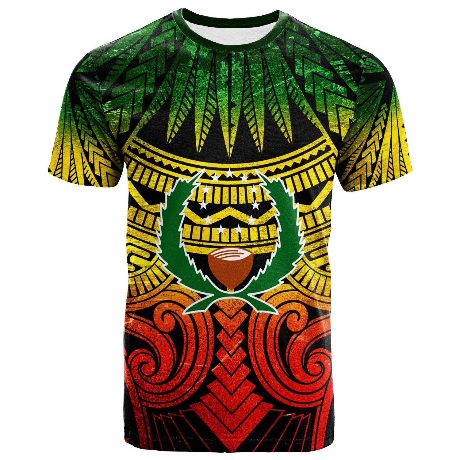 Pohnpei T Shirt Reggae Classic Vignette Style Unisex Art - Polynesian Pride