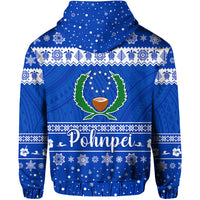 FSM Pohnpei Christmas Hoodie Simple Style LT8 - Polynesian Pride
