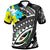 Pohnpei Polo Shirt Polynesian Pattern Black Color Unisex Black - Polynesian Pride