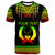 Pohnpei Custom T Shirt Tooth Shaped Necklace Pattern Reggae Unisex Reggae - Polynesian Pride