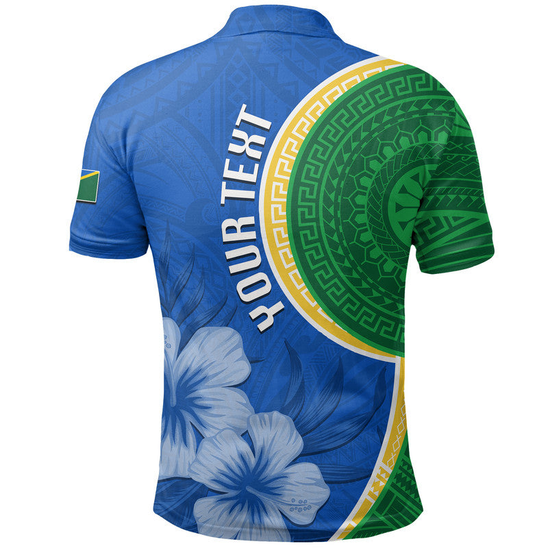 Custom Solomon Islands Polynesian Tattoo Polo Shirt LT6 - Polynesian Pride
