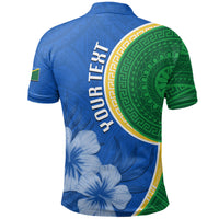 Custom Solomon Islands Polynesian Tattoo Polo Shirt LT6 - Polynesian Pride