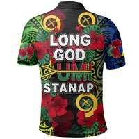 Vanuatu Malampa and Hibiscus Polo Shirt LT6 - Polynesian Pride