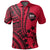 Cook Islands Atiu Polynesian Polo Shirt LT6 Red - Polynesian Pride